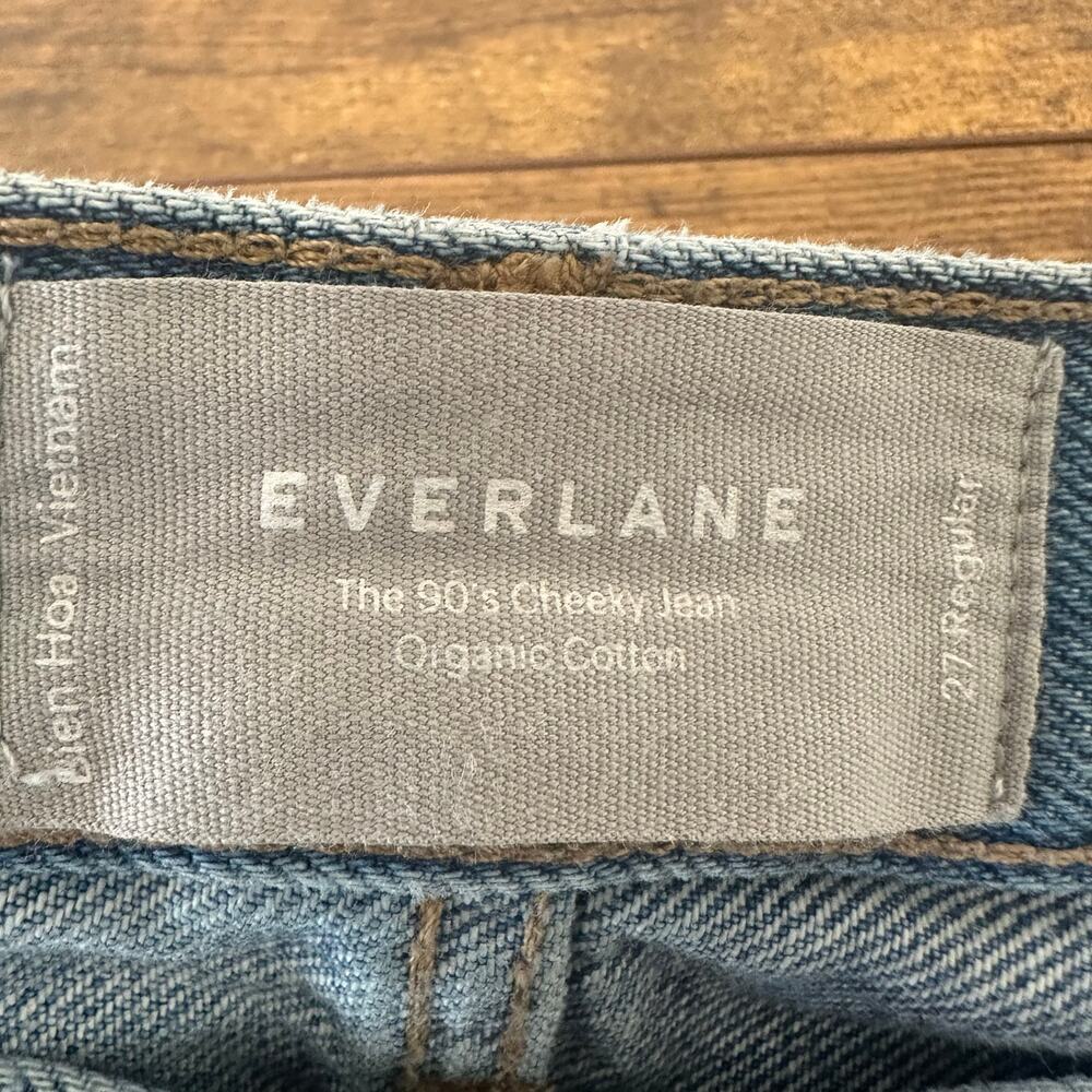 Everlane The '90s Cheeky Jean Vintage Mid Blue Size 27 Regular EUC - Picture 7 of 9